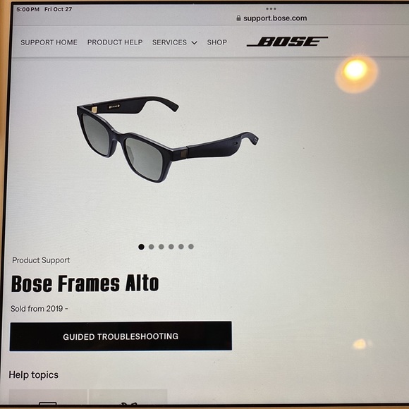 Bose audio sunglasses Alto frames - Picture 5 of 5